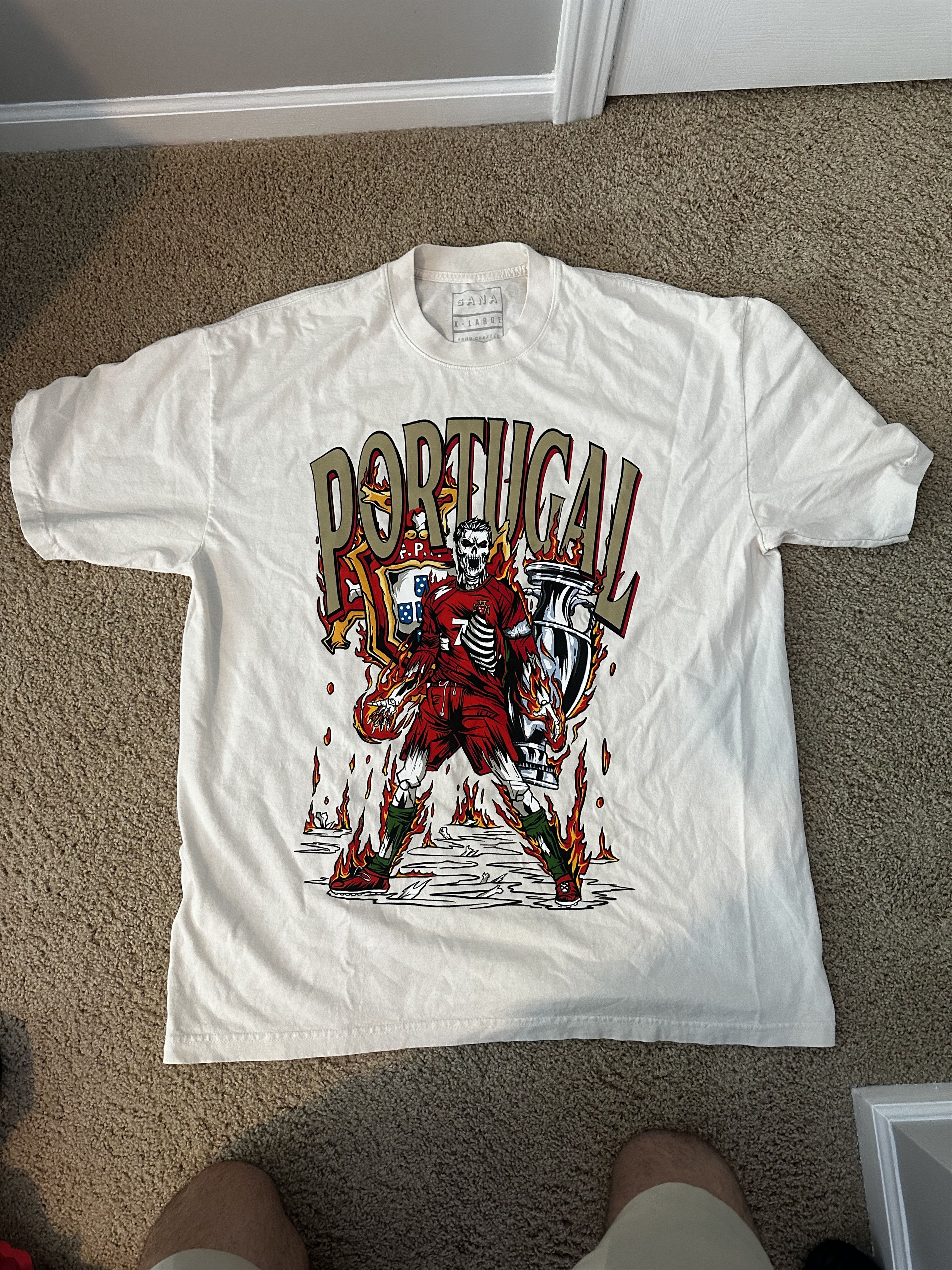 SANA Ronaldo Portugal Sana Detroit Tee Size US XL / EU 56 / 4 - 1 Thumbnail