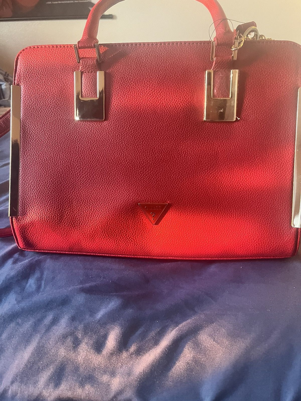 Coach × Gucci × Guess Red Guess Handle Bag w Shoulder Strap Size ONE SIZE - 4 Thumbnail
