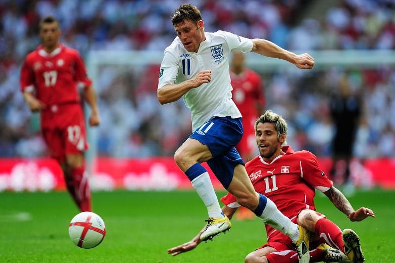 Umbro England 11/12 home shirt #11 Milner Size US S / EU 44-46 / 1 - 10 Thumbnail