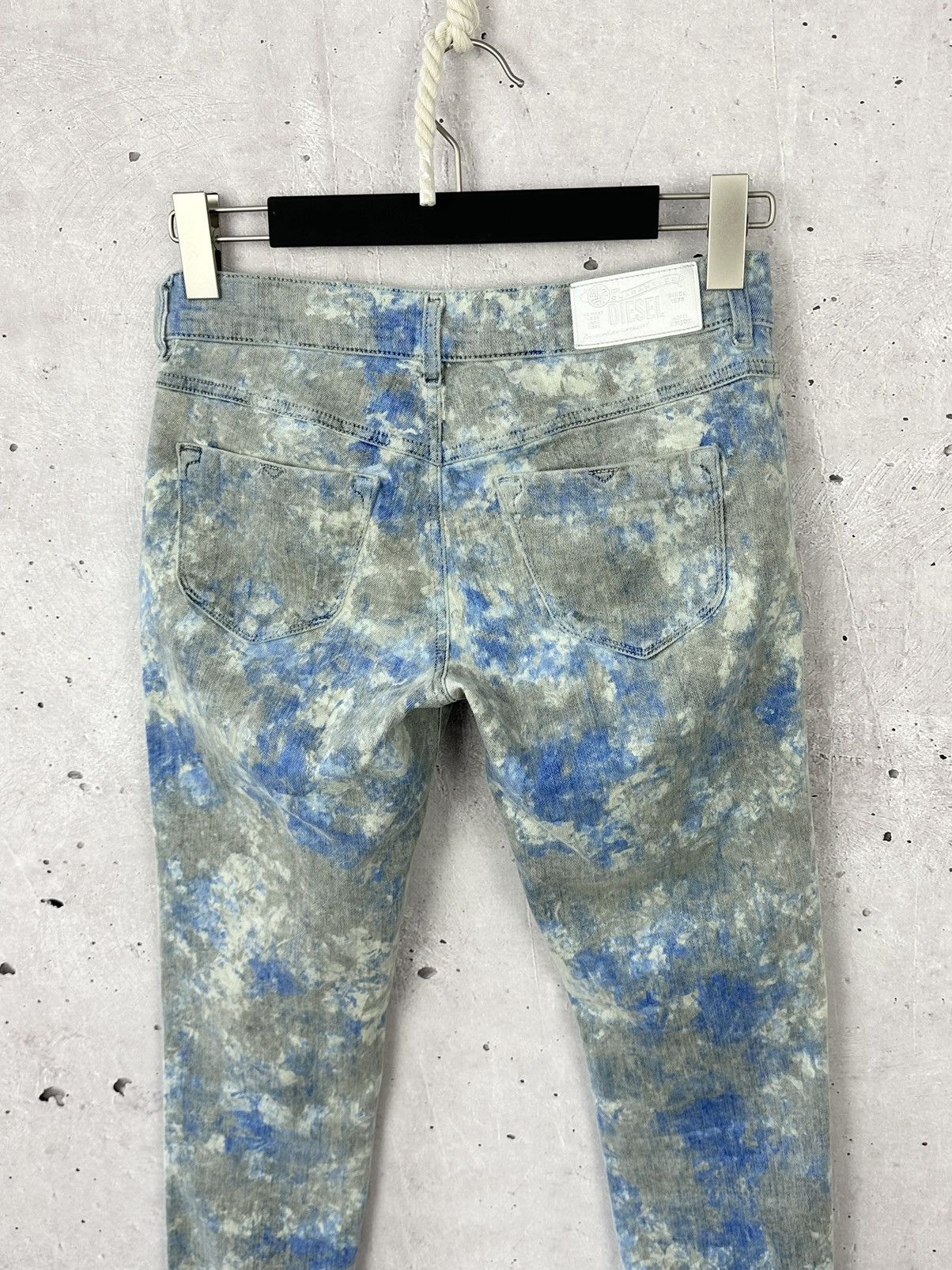 Diesel × Vintage Diesel Vintage Sample Washed Skinny Women’s Cotton Pants Size 28" / US 6 / IT 42 - 6 Thumbnail