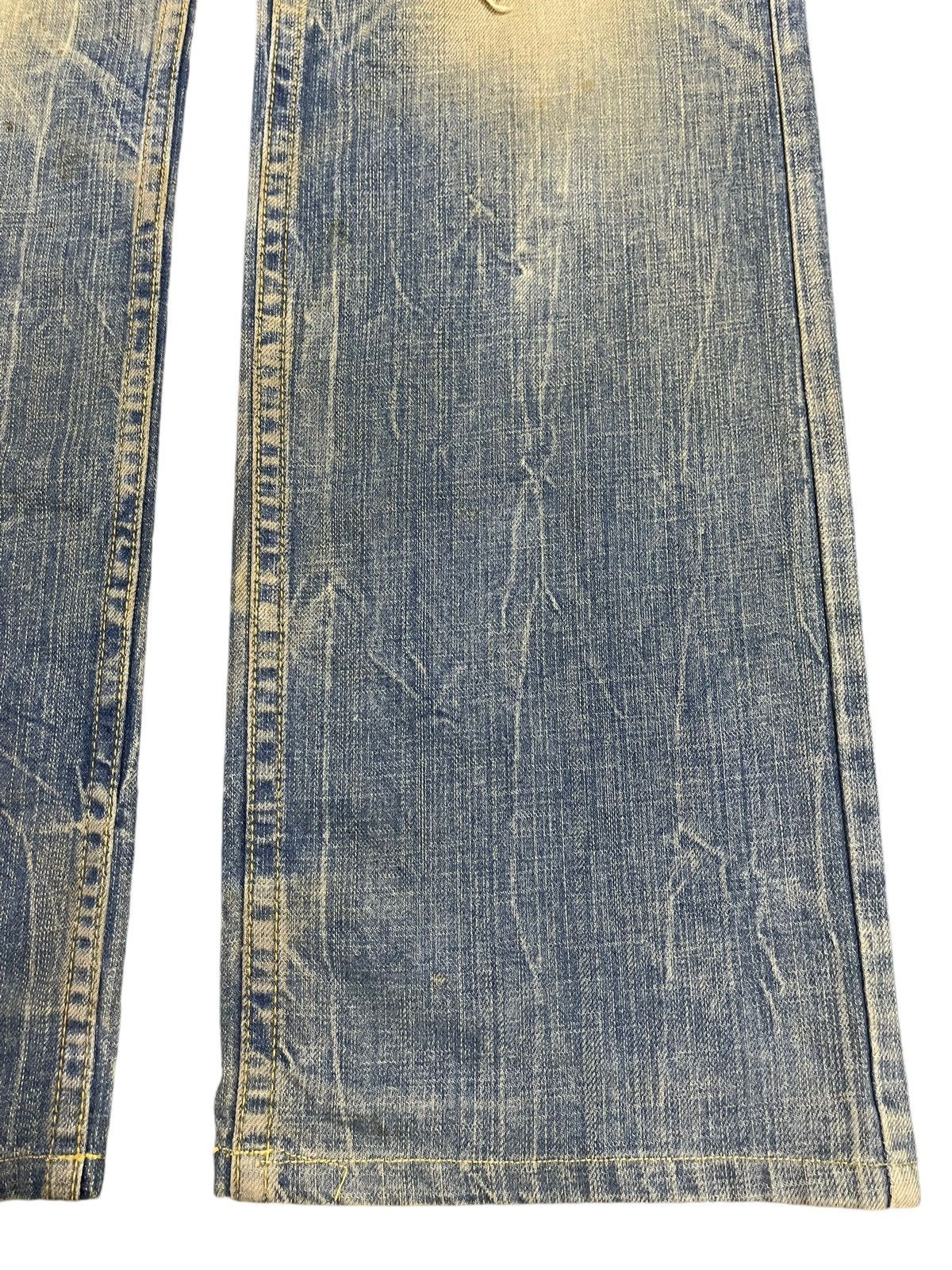 14th Addiction Vintage Japanese Brand Mud Wash Distressed Style Loose Jeans Size US 38 / EU 54 - 8 Thumbnail