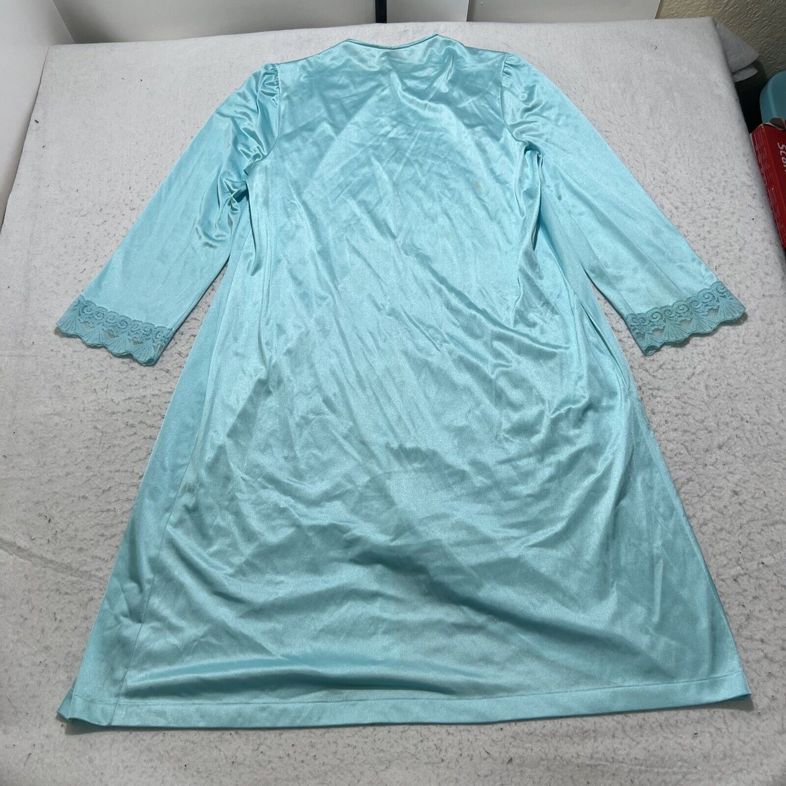 Vintage Vintage Vanity Fair Small Satin Nightgown Sleep Dres Size ONE SIZE - 11 Thumbnail