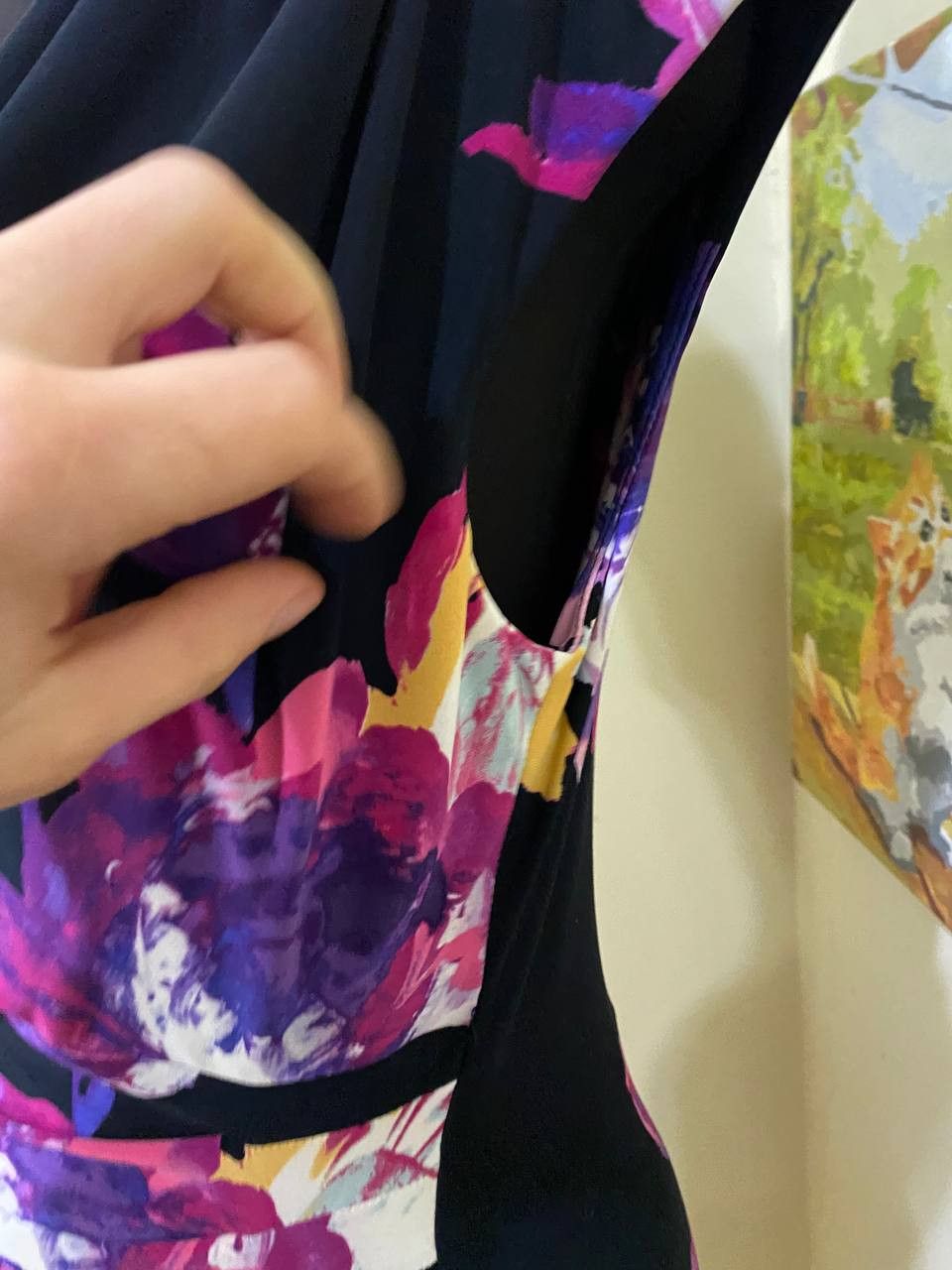 Lauren Ralph Lauren Lauren Ralph Lauren Floral Print Cap Sleeves Sheath Dress Size XL / US 12-14 / IT 48-50 - 6 Thumbnail