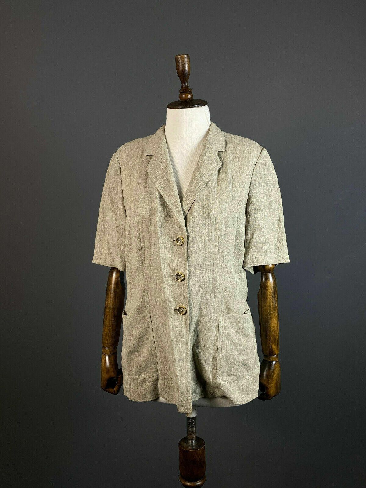 Escada Escada Beige Polyester Light Blazer Jacket Size 40 Size M / US 6-8 / IT 42-44 - 1 Thumbnail