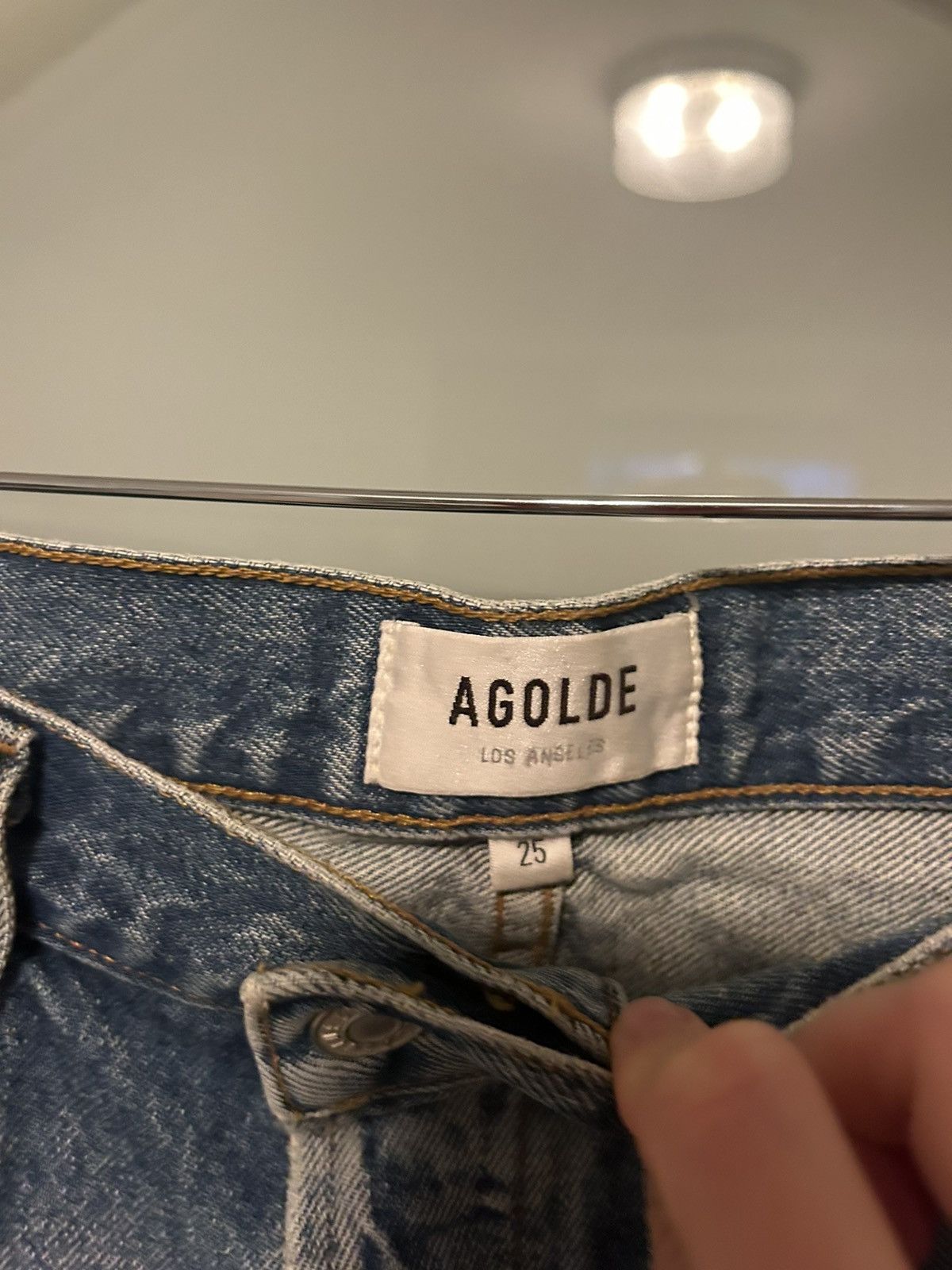 Agolde AGOLDE Pieced 90s Pinch Waist Pants Size 25" / US 0 / IT 36 - 2 Thumbnail