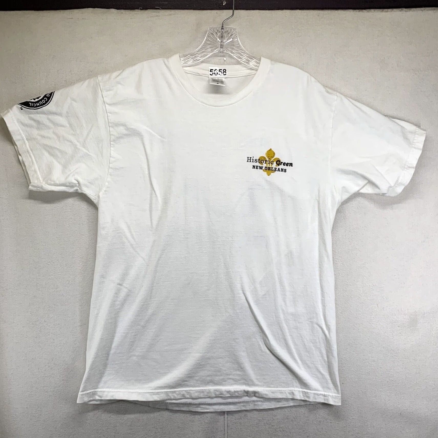 Vintage VINTAGE New Orleans T-Shirt Unisex Adults Small White Graphic 9th Ward Green 90s Size US S / EU 44-46 / 1 - 3 Thumbnail