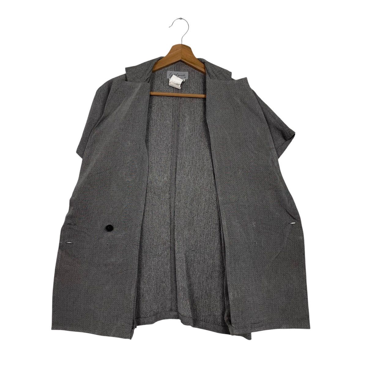 Yohji Yamamoto Yohji Yamamoto Double Breasted Rayon Jacket Size S / US 4 / IT 40 - 11 Thumbnail