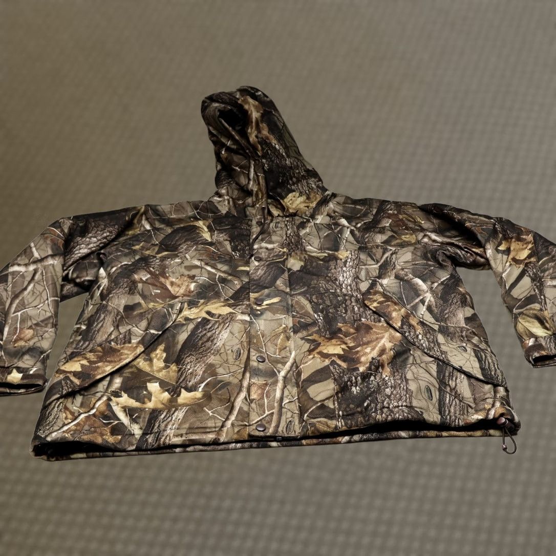 Realtree Swingster Workwear Jacket Mens XXL Realtree Camo Hooded Quilt Lined Hunting Size US XXL / EU 58 / 5 - 1 Thumbnail