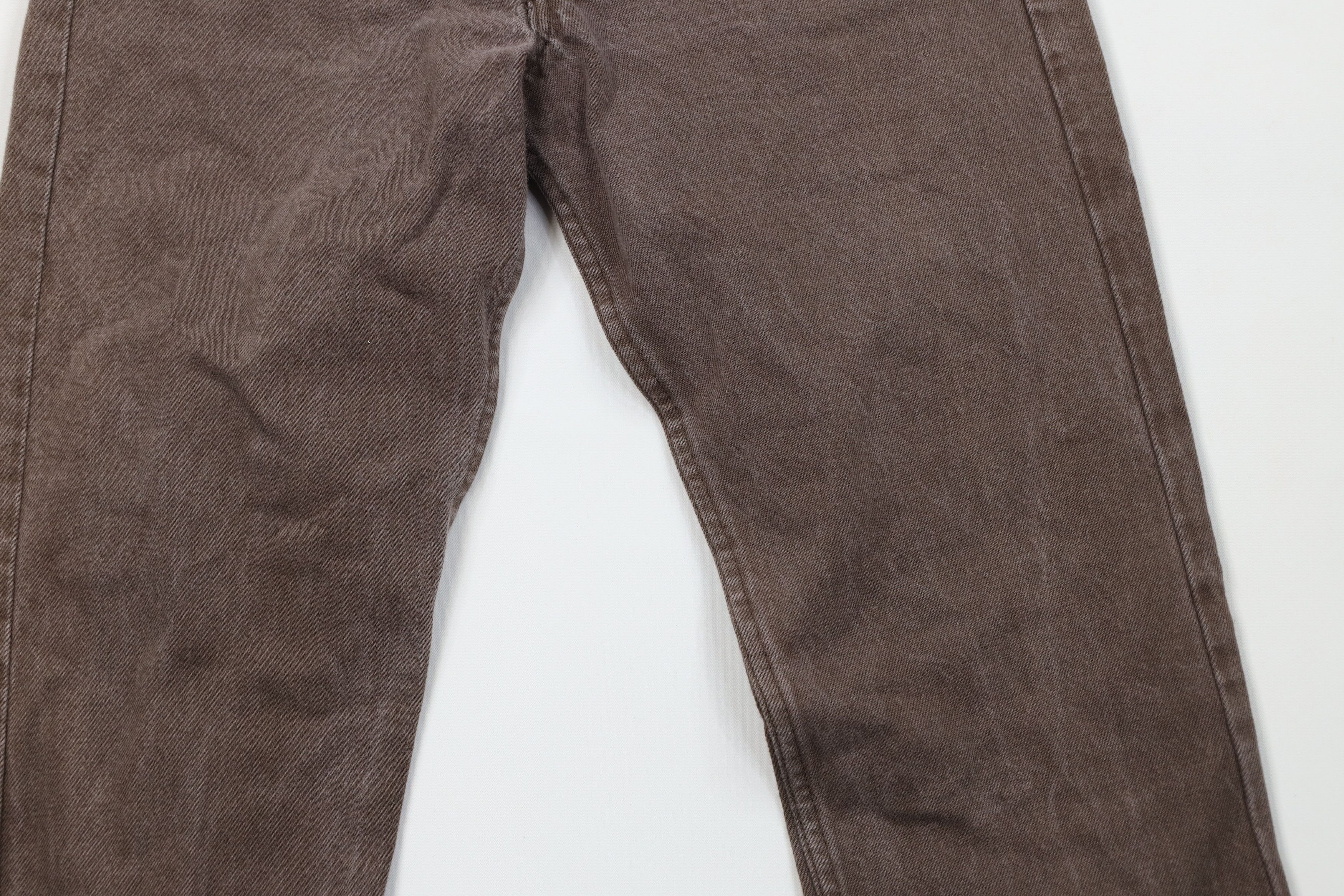 Levi's Vintage 80s Levis 501xx Button Fly Original Jeans Brown USA Size US 28 / EU 44 - 3 Thumbnail