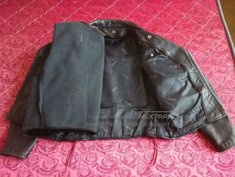 Schott Schott Leather coat Size US XS / EU 42 / 0 - 4 Thumbnail