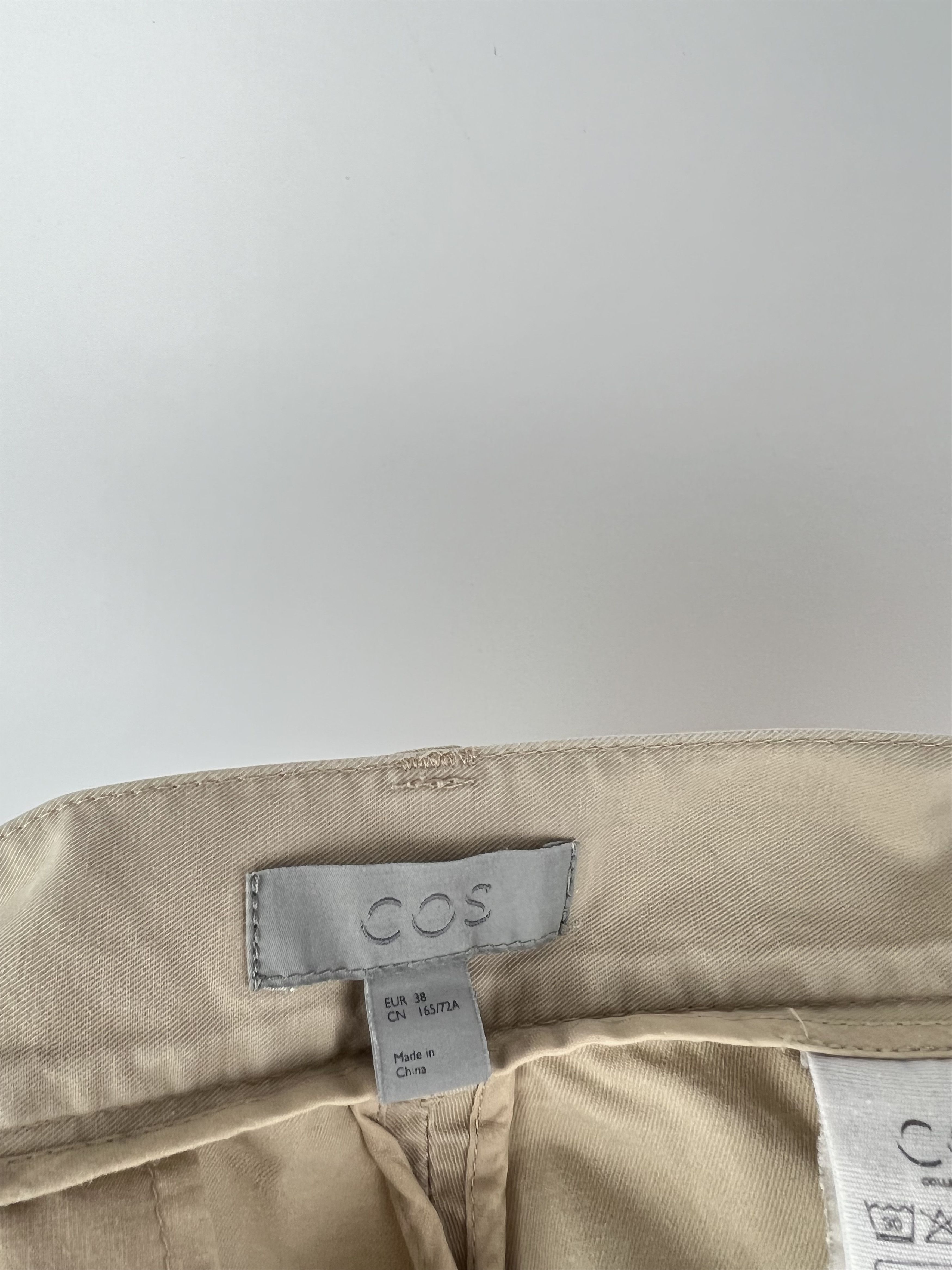Cos COS Women's Beige Tapered Chino Pants Size EU38 Size 30" / US 8 / IT 44 - 5 Thumbnail