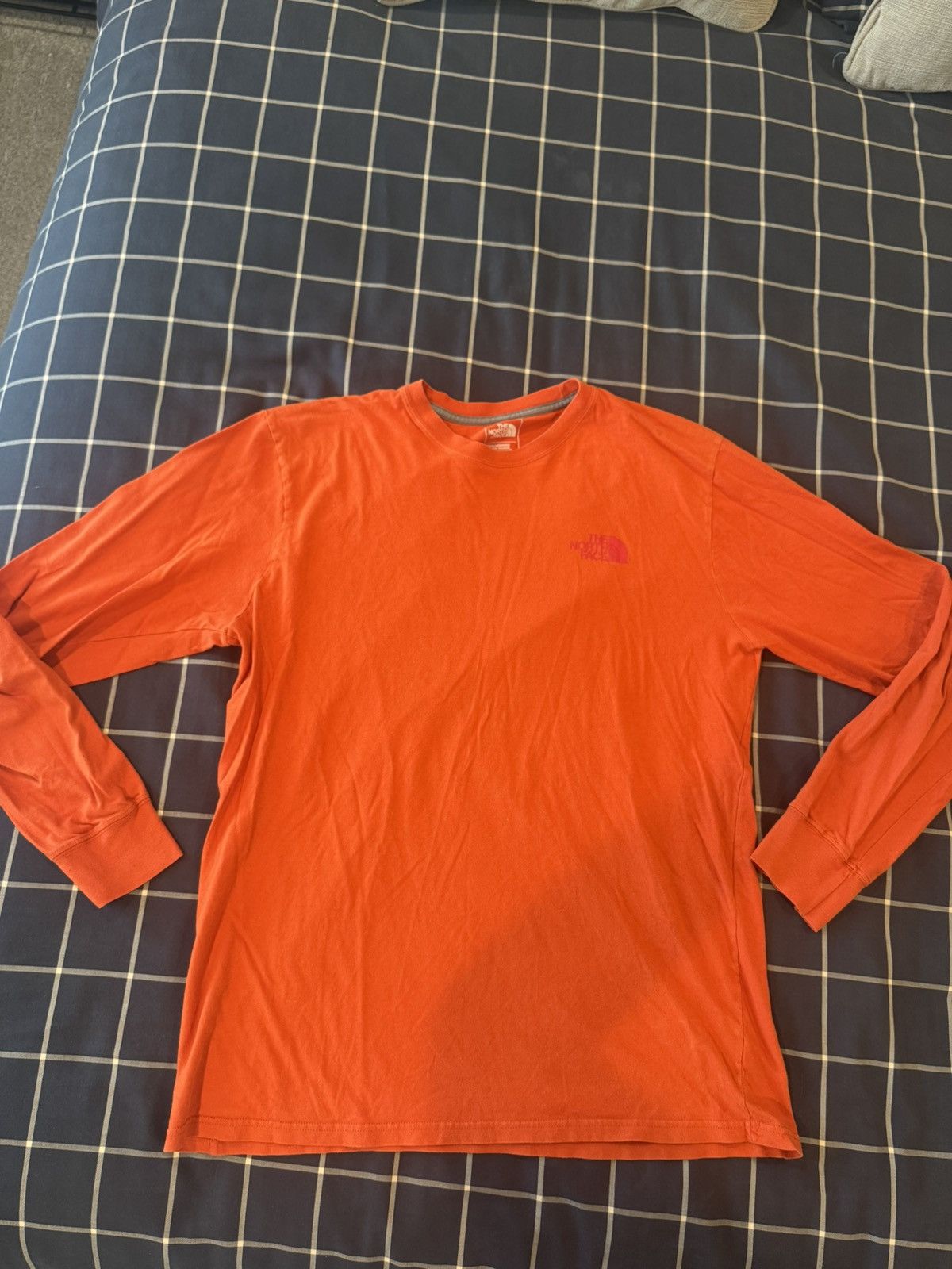 The North Face The North Face Orange Box Logo Tee Men's T-Shirt Size Large Size US L / EU 52-54 / 3 - 1 Thumbnail