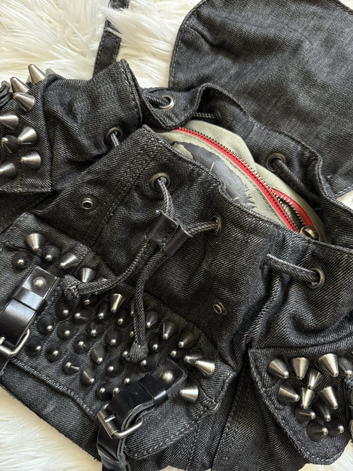Diesel jeans diesel backpack with studs x if six was nine y2k Size ONE SIZE - 13 Thumbnail