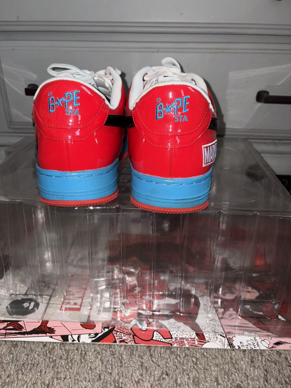 Bape × Marvel Comics Bapesta Spider Man Marvel Shoes Size US 10 / EU 43 - 3 Thumbnail