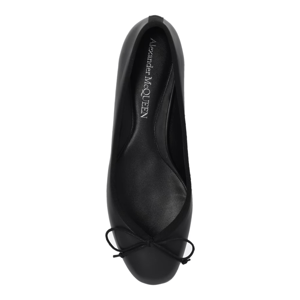 Alexander McQueen o1s22i1n1024 Armadillo Ballet Flats in Black Size US 7 / IT 37 - 6 Thumbnail