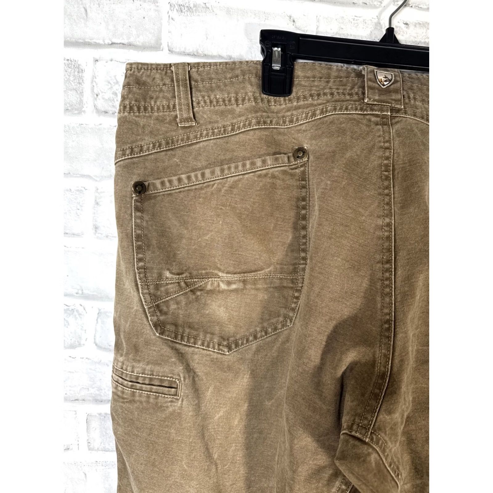 Doublet Kuhl The Law Mens 40x29 Brown Patina Dye Double Knee Outdoor Hiking Pants Size US 40 / EU 56 - 7 Thumbnail