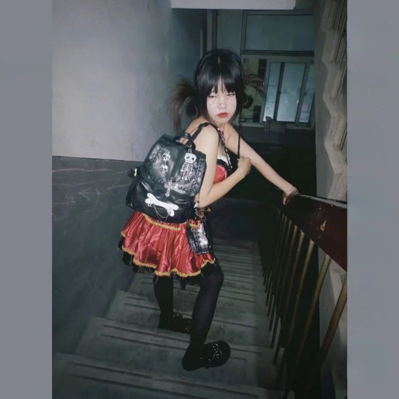 Japanese Brand × Vintage MBTI Gothic Y2k Backpacks Size ONE SIZE - 3 Thumbnail