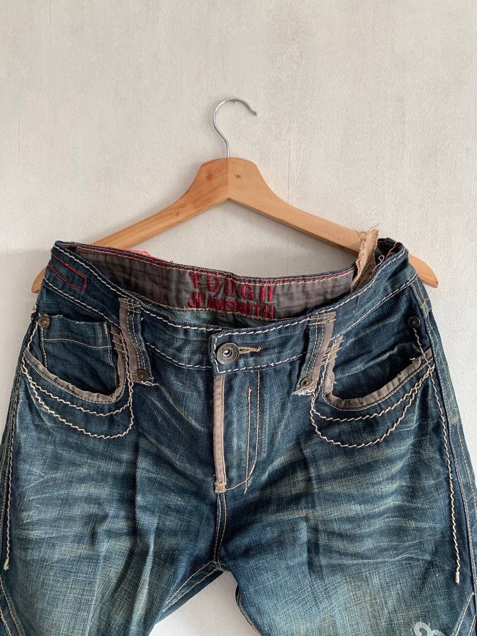 If Six Was Nine Vintage Avant Garde Tough Jeansmith 3D Jeans Archive Sz 32 Size US 32 / EU 48 - 4 Thumbnail