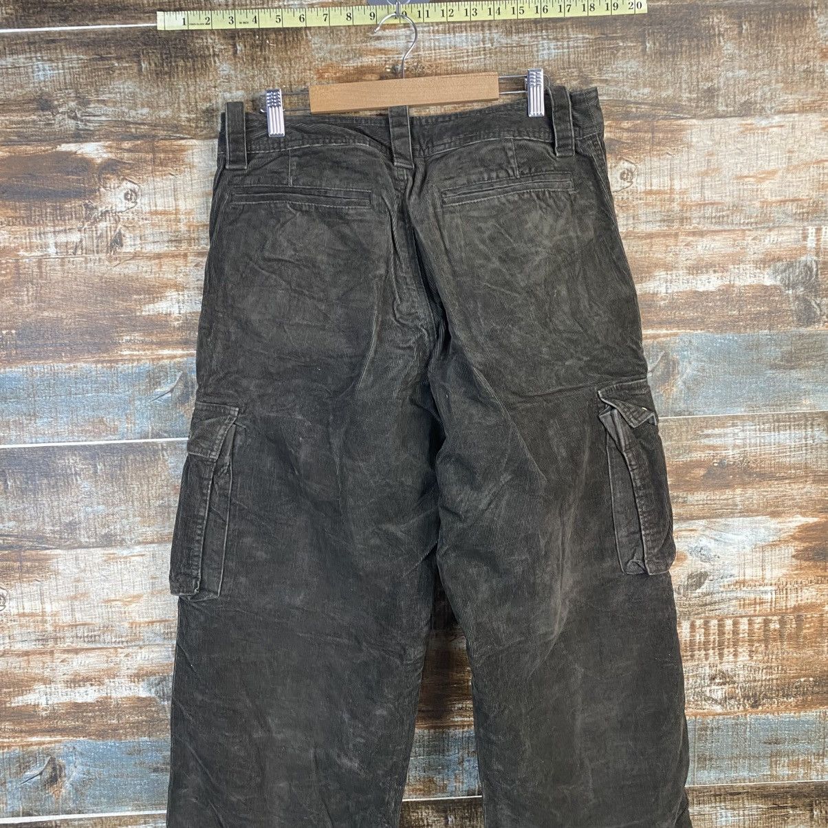 Japanese Brand DL Sunny Clouds Brown Cargo Multipocket Pants #C1018 Size US 31 - 16 Thumbnail