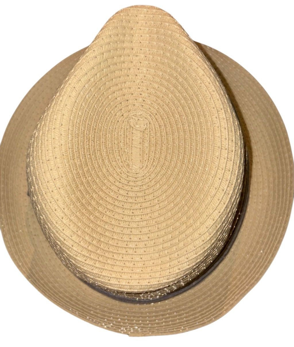 Daniel Cremieux Cremieux Straw Raffia Fedora NEW Size ONE SIZE - 5 Thumbnail