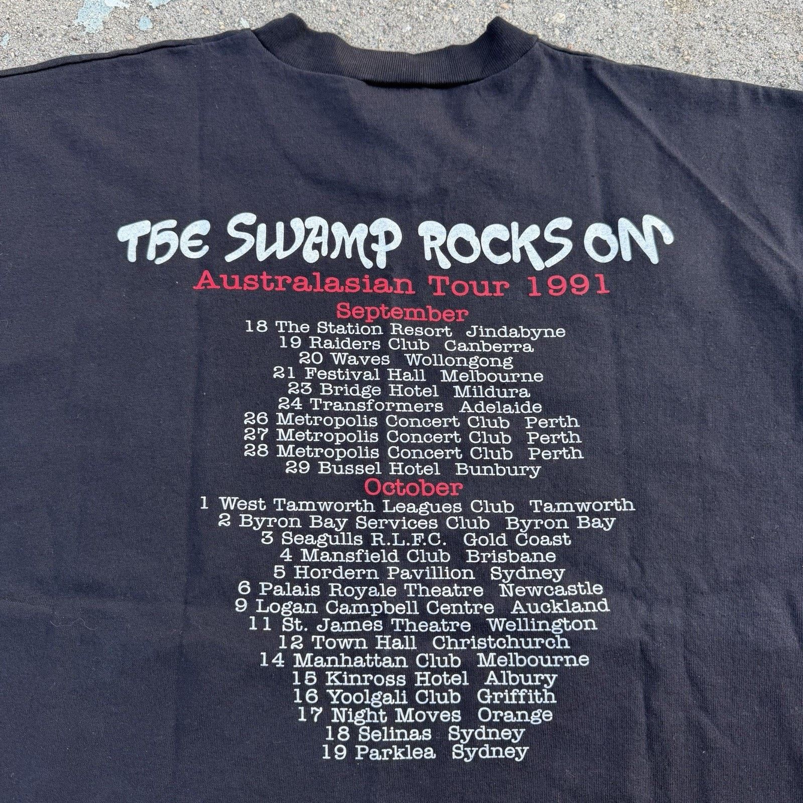 Band Tees × Vintage Vintage 1991 Transvision Vamp The Swamp Rocks Tour Tee Size US M / EU 48-50 / 2 - 2 Thumbnail