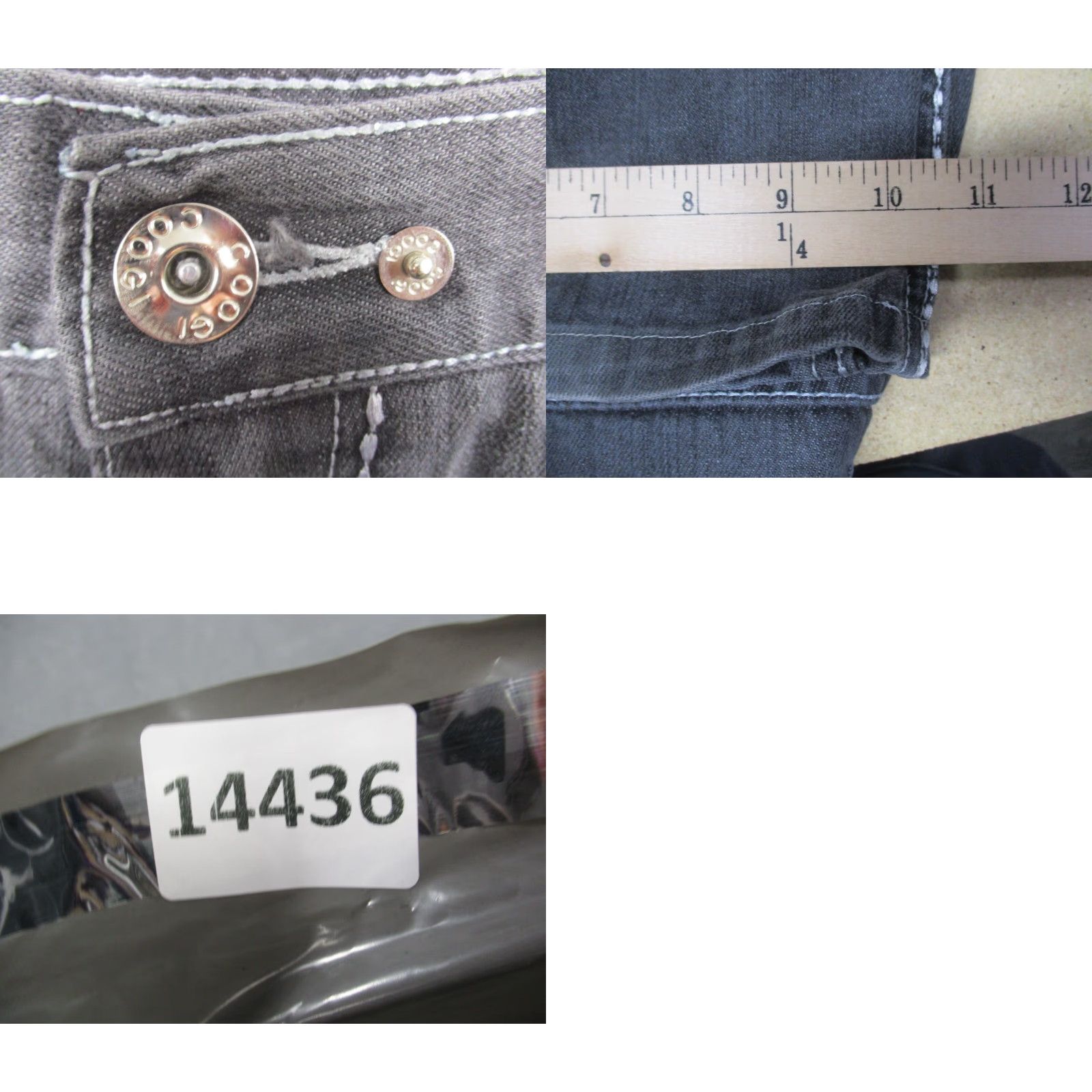 Coogi VINTAGE COOGI Jeans 40 Men's Black Wide Leg Baggy Hip Hop 90s Distressed Jeans Size US 40 / EU 56 - 10 Thumbnail