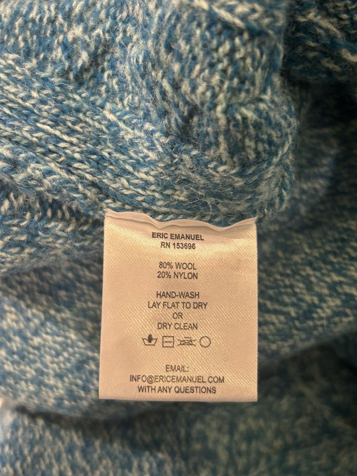 Eric Emanuel Eric Emanuel EE Cable Knit Zip-Up Hoodie Size US L / EU 52-54 / 3 - 5 Thumbnail
