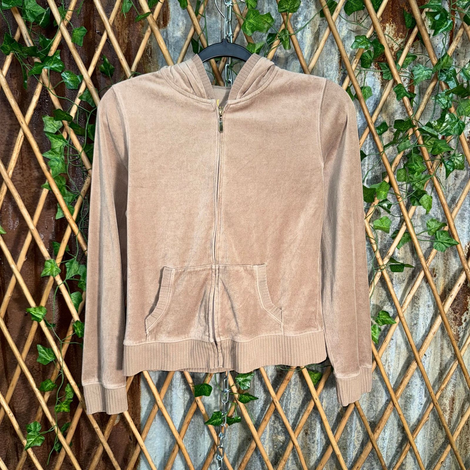 Juicy Couture Vintage Y2K plush juicy velour style 2000s femme zip hoodie Size S / US 4 / IT 40 - 1 Thumbnail