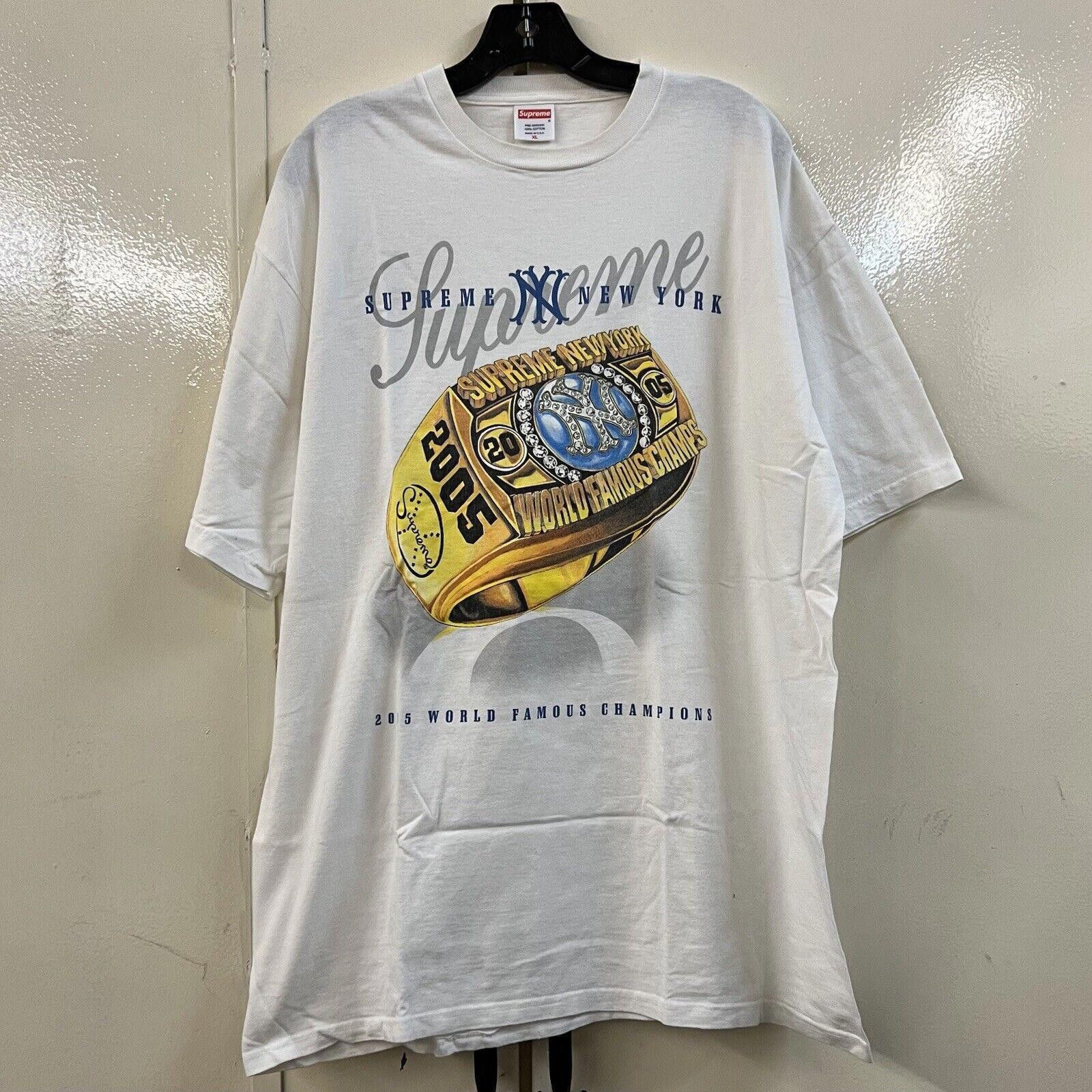 Supreme 2005 Vintage Supreme New York Yankees Champion Ring Tee XL Size US XL / EU 56 / 4 - 1 Thumbnail