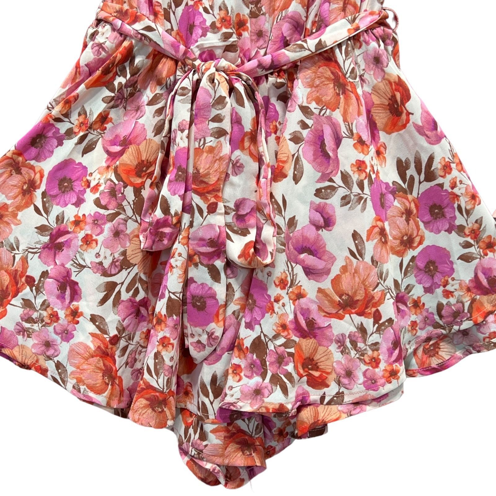 rue21 Rue 21 - Women's Off Shoulder Floral Short Romper - Bell Sle Size ONE SIZE - 18 Thumbnail