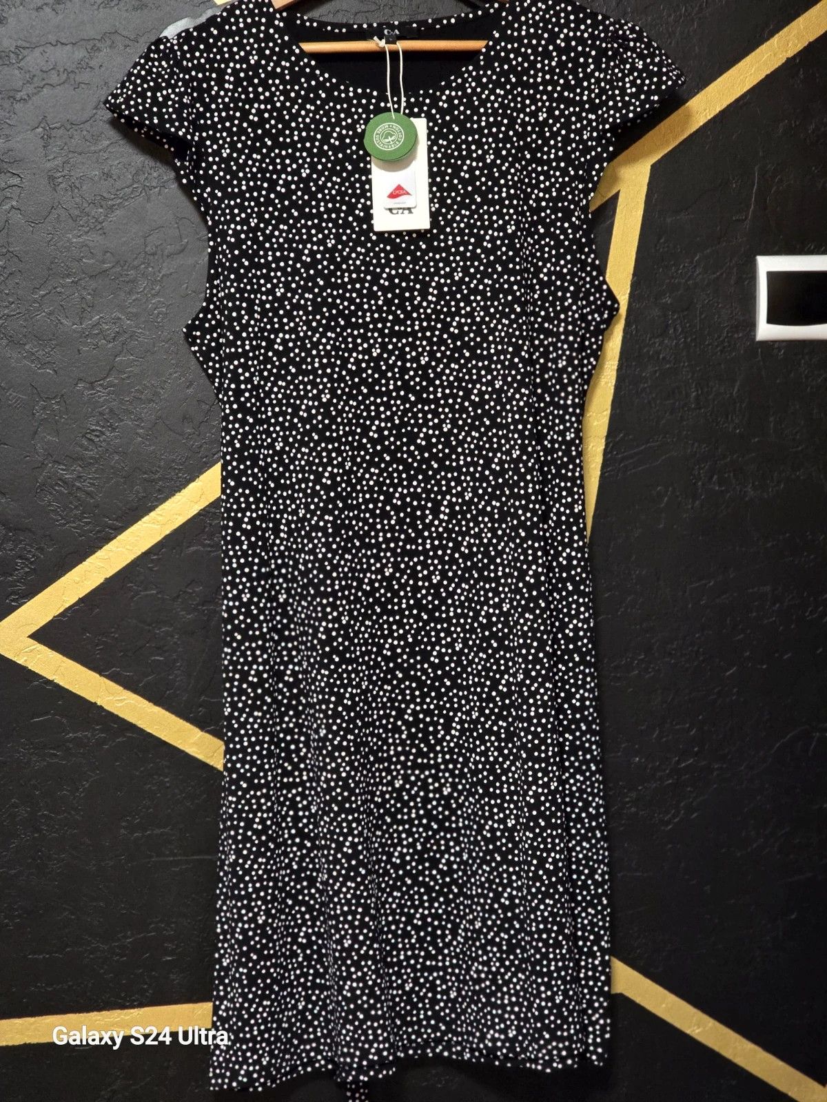C&A new summer dress in black and white dots Size L / US 10 / IT 46 - 2 Thumbnail