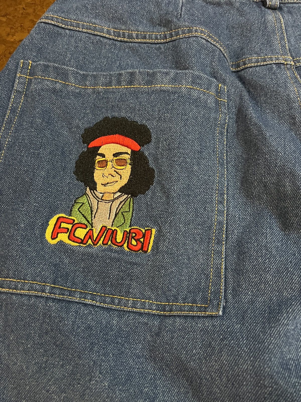Other FCNIUBI Denim Shorts Size US 33 - 3 Thumbnail