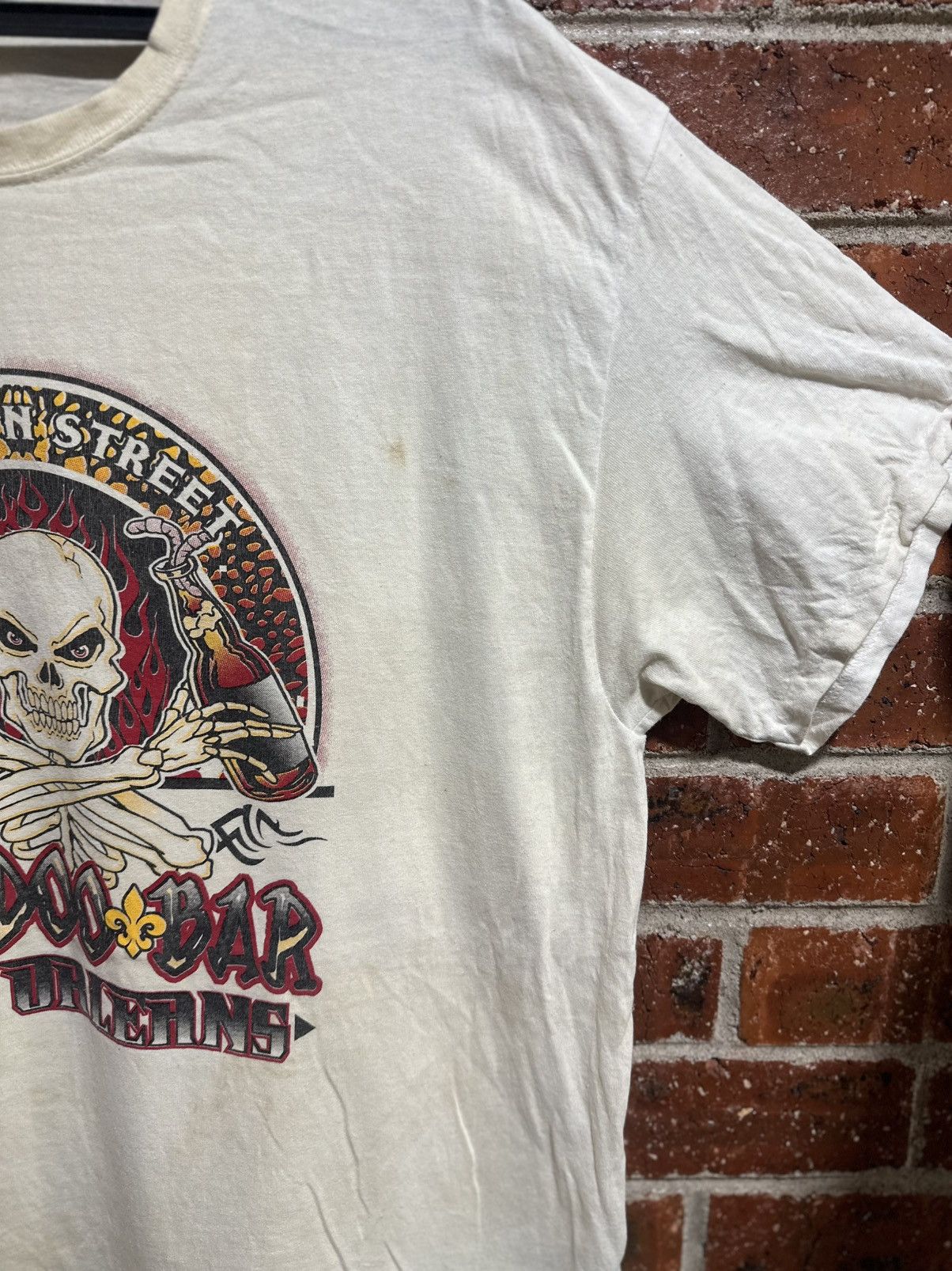 Sears Thrashed Vintage Voodoo Bar New Orleans Faded Tee Size US XL / EU 56 / 4 - 9 Thumbnail