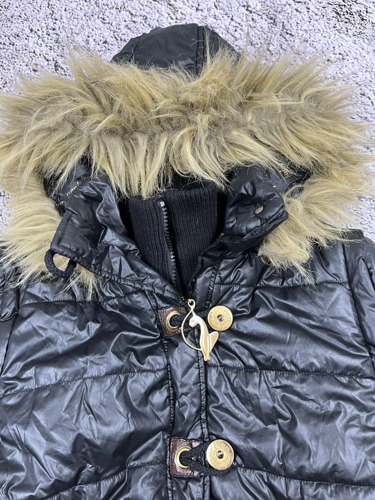Southpole Vintage 2000s y2k Baby Phat Faux Fur Puffer Jacket Bomber Size M / US 6-8 / IT 42-44 - 8 Thumbnail
