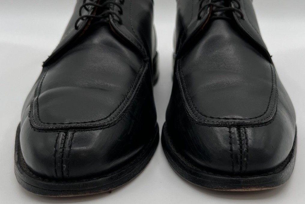 Allen Edmonds Allen Edmonds "LASALLE" Black Leather Split Toe Derby 10D Size US 10 / EU 43 - 3 Thumbnail