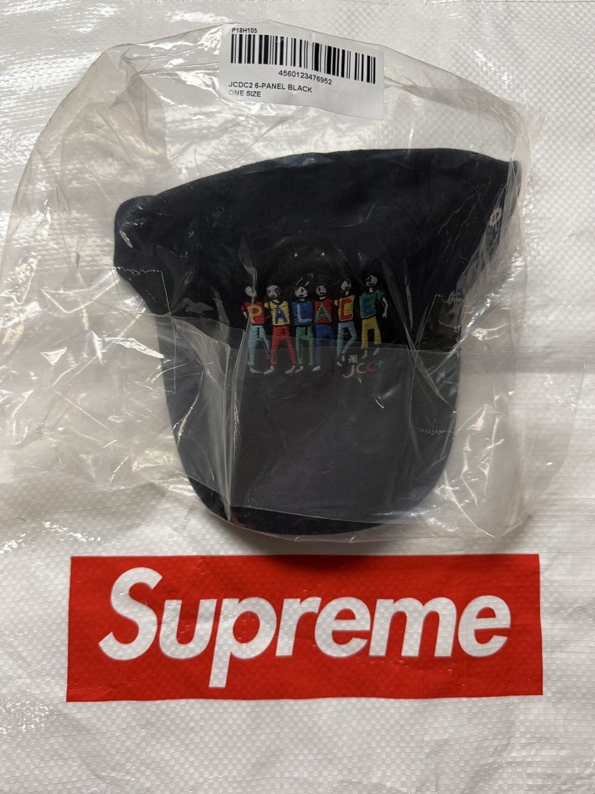 Palace X JCDC 6-Panel Black Hat