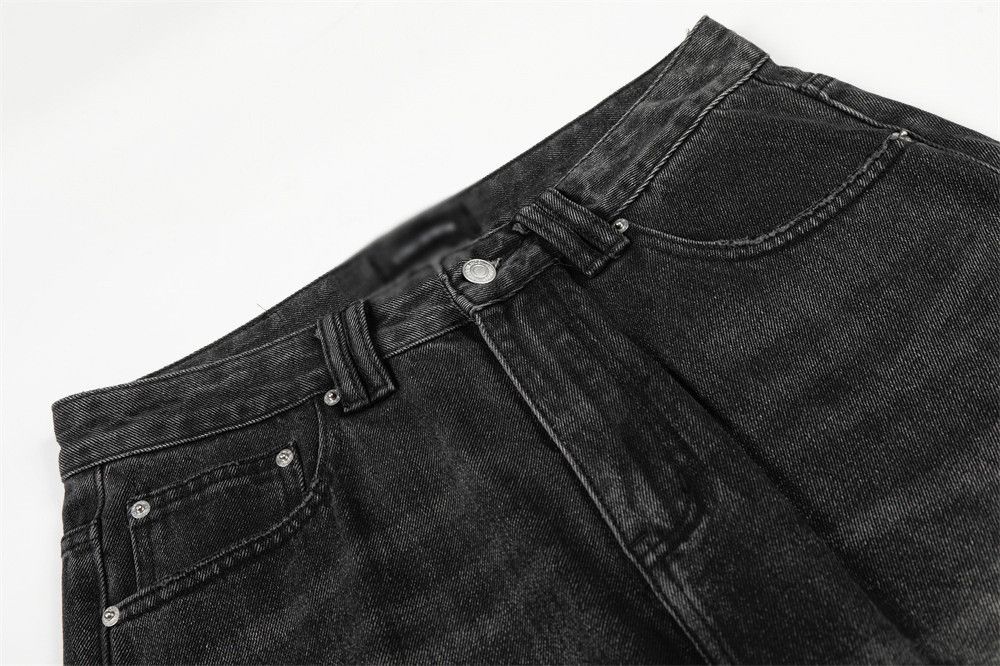 Vintage Punk Washed Wide-Leg Loose Casual Jeans Size US 32 / EU 48 - 3 Thumbnail