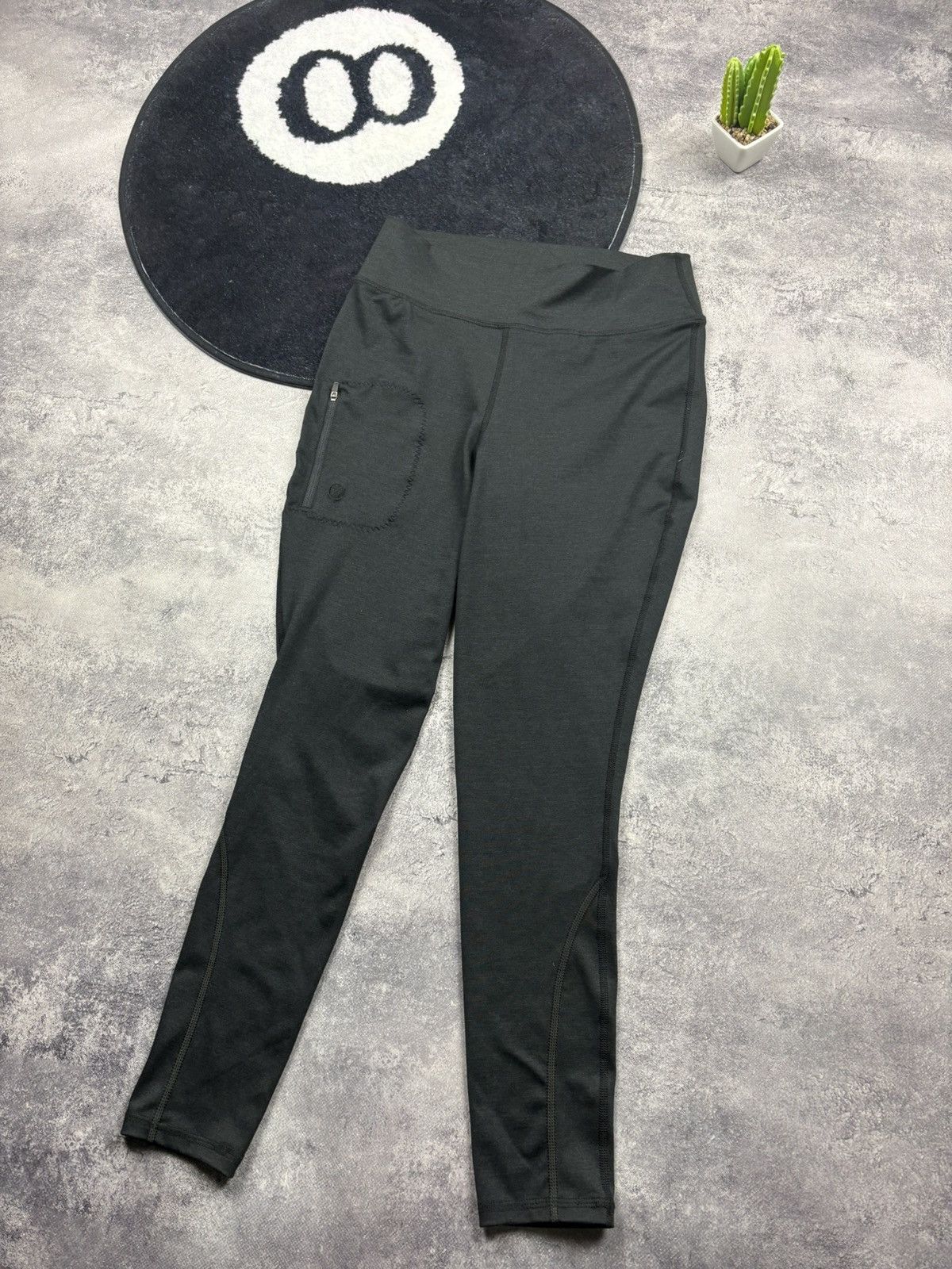 Vintage ACAI Vintage Sportswear Streetwear Skinny Pants Black Grey Size 28" / US 6 / IT 42 - 2 Thumbnail