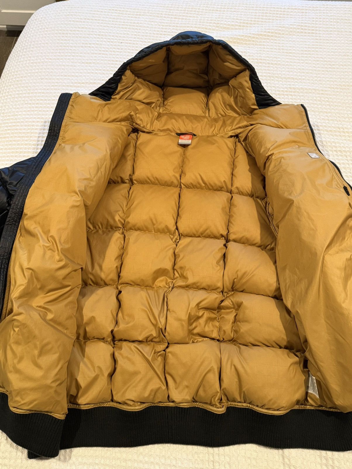 Nike Nike Vintage Y2K Down 550 Quilted Puffer Bomber Black XXLT Size US XXL / EU 58 / 5 - 4 Thumbnail