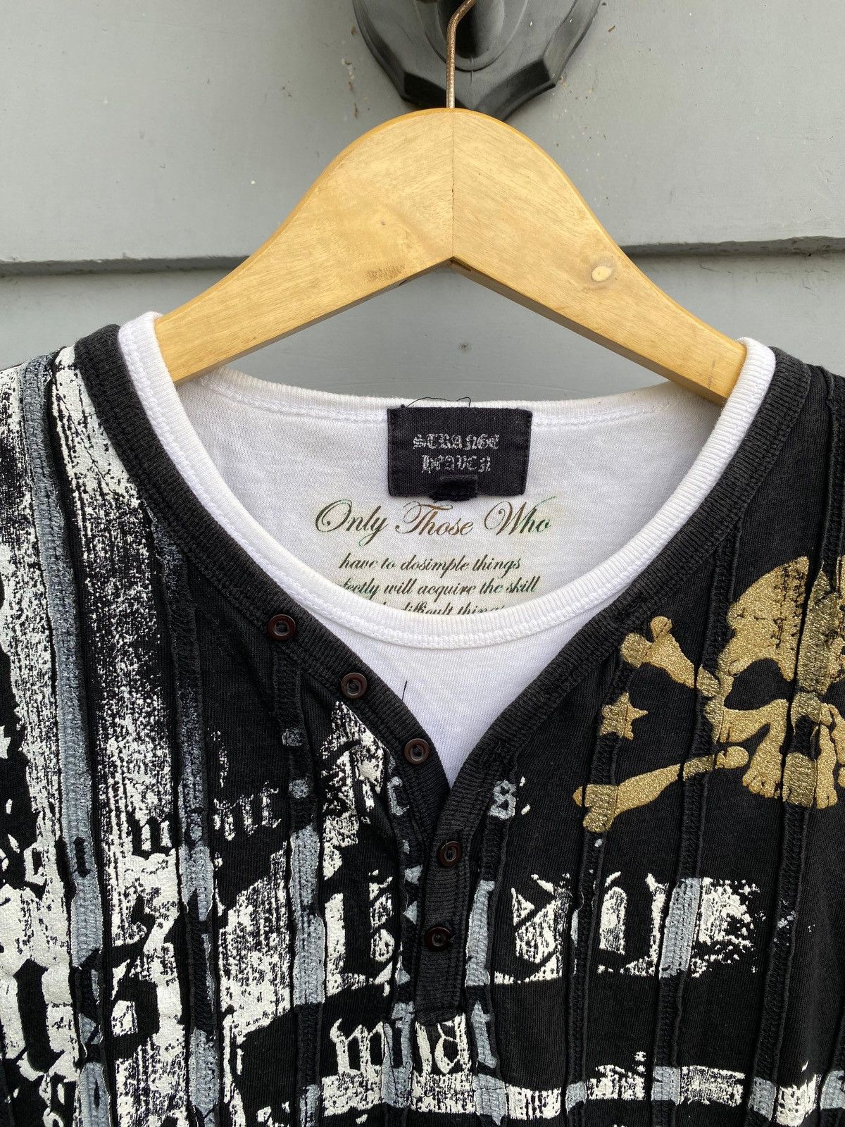 If Six Was Nine Strange Heaven Vintage Gimmick Skull Graphic Distressed Size US M / EU 48-50 / 2 - 2 Thumbnail