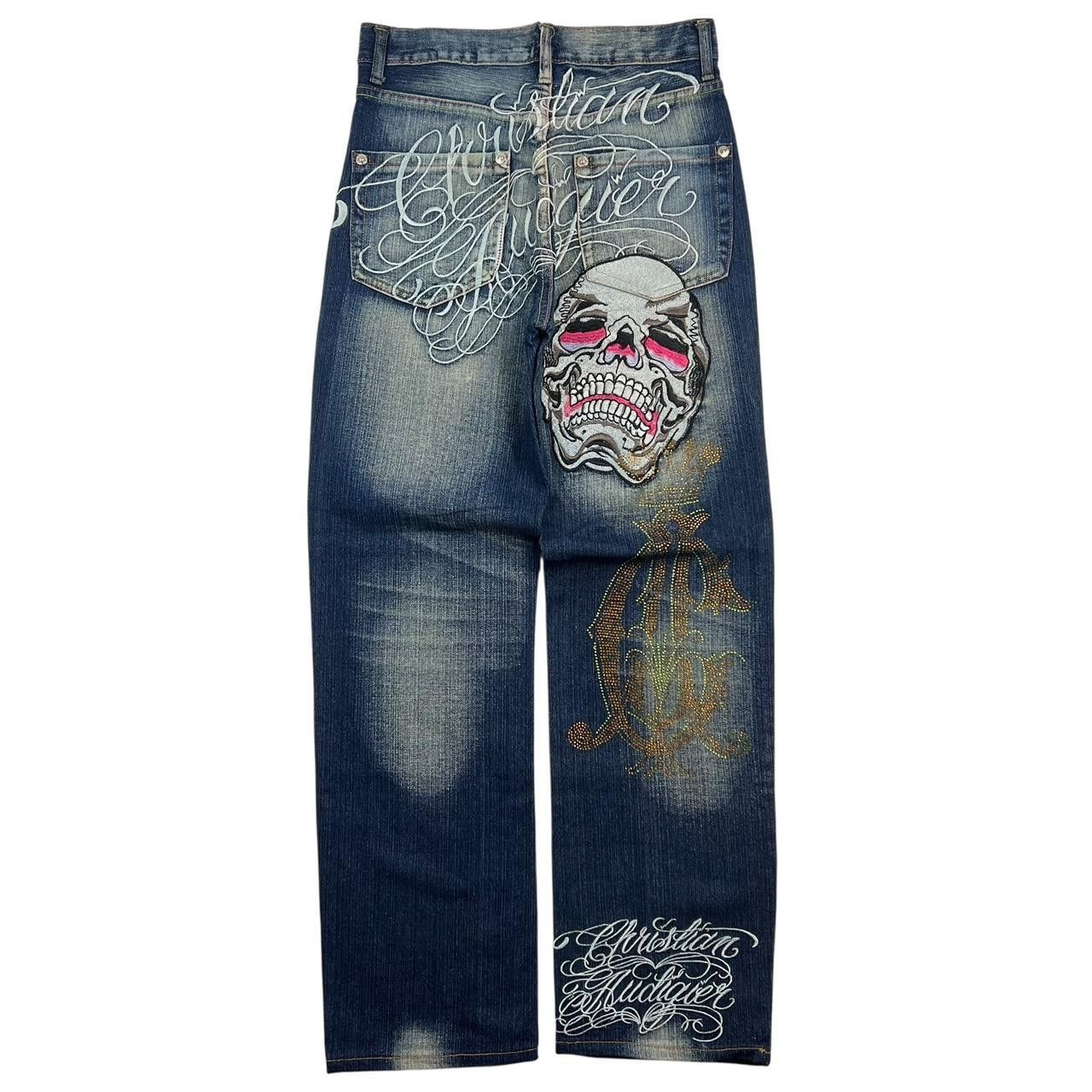 Stussy Vintage 2000s Stussy Rough & Rugged Dollar Jeans - Waist 32