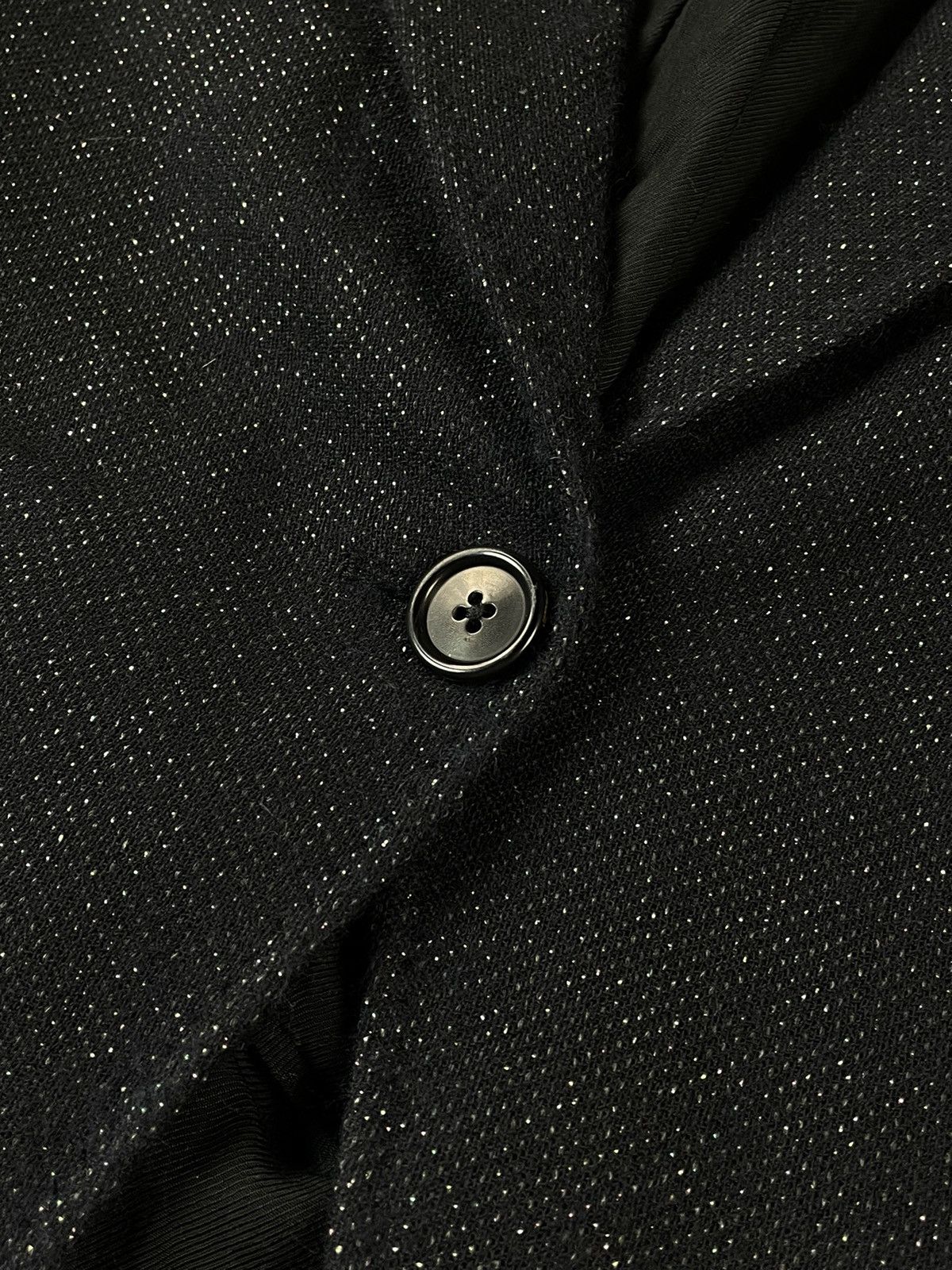 Ann Demeulemeester Ann Demeulemeester Shiny Polka Dot Blazer & Wide Pants Suit Size XS / US 0-2 / IT 36-38 - 19 Thumbnail