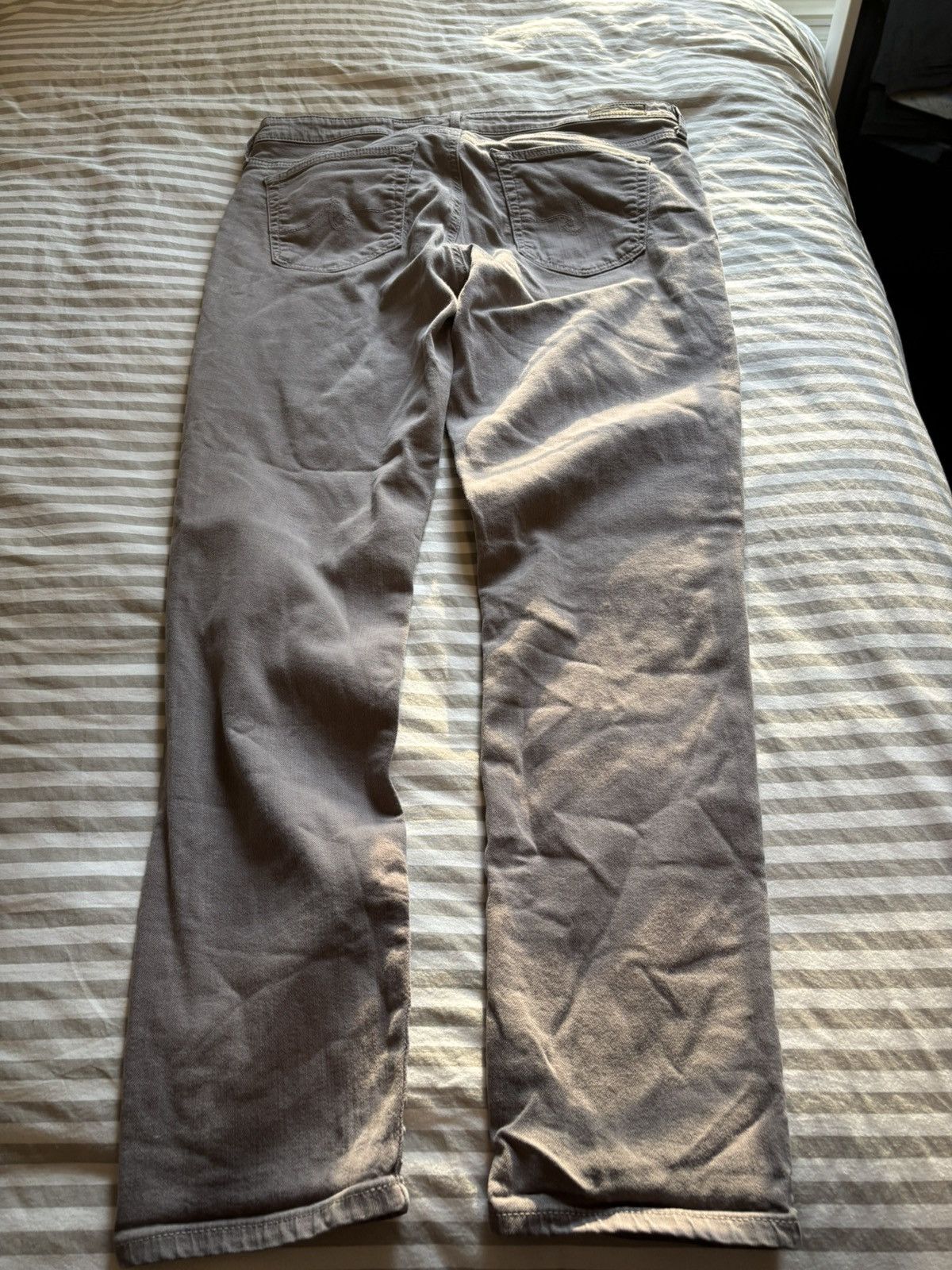 AG Adriano Goldschmied AG Jeans 32R Slim Straight Jeans Size US 32 / EU 48 - 2 Thumbnail