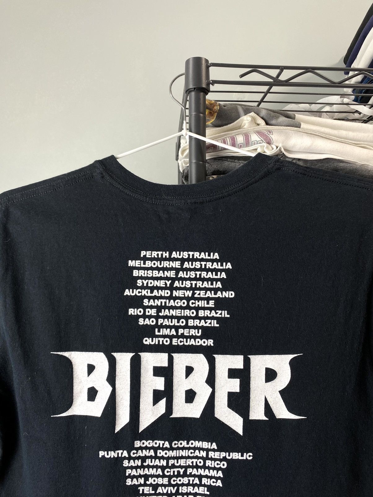 Band Tees Justin Bieber Tour T Shirt Big Face Print Size US S / EU 44-46 / 1 - 5 Thumbnail