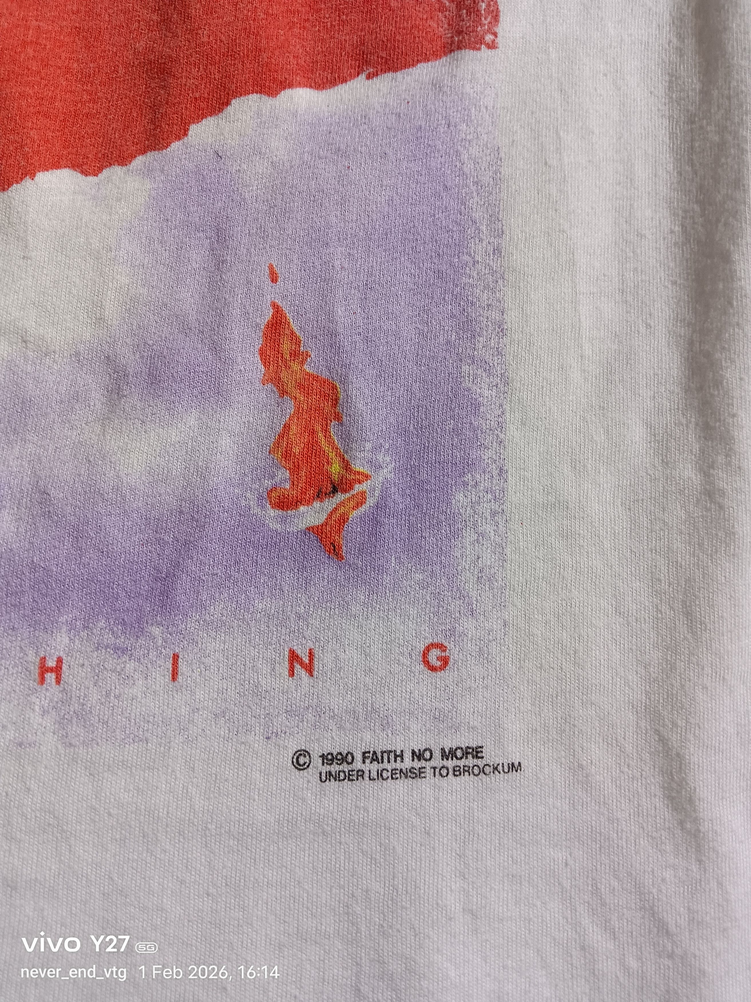 Vintage Vintage FAITH NO MORE Tour Tees Size US L / EU 52-54 / 3 - 3 Thumbnail