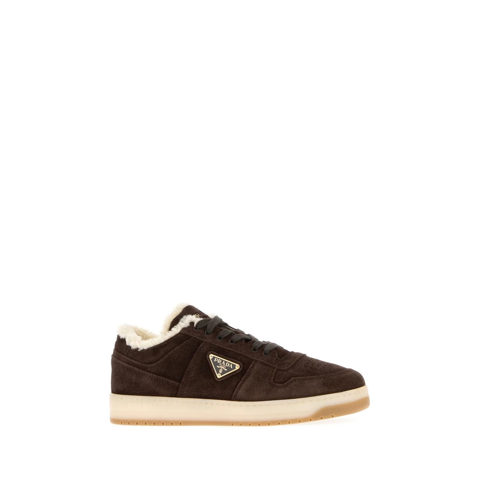 Prada PRADA Downtown Dark Brown Suede Sneakers New & Authentic (Me Size US 7 / EU 40 - 2 Thumbnail