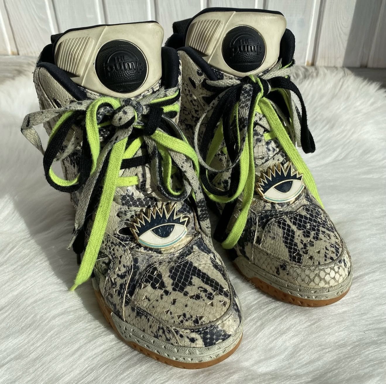Reebok Reebok x Melody Ehsani Snake Print Wedge Sneakers Size US 7 / IT 37 - 1 Thumbnail