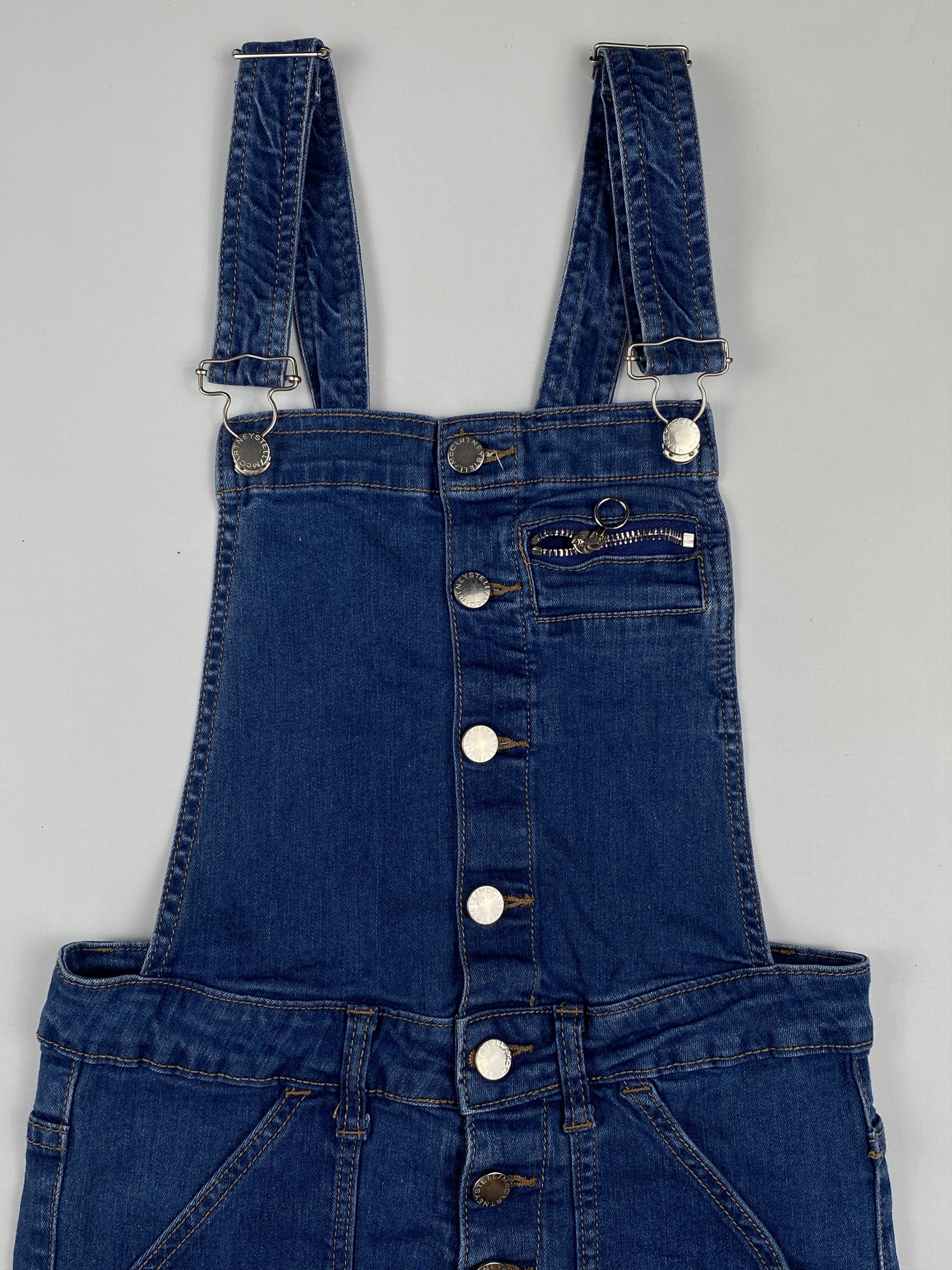 Stella McCartney Denim Dungarees Size 25" / US 0 / IT 36 - 3 Thumbnail
