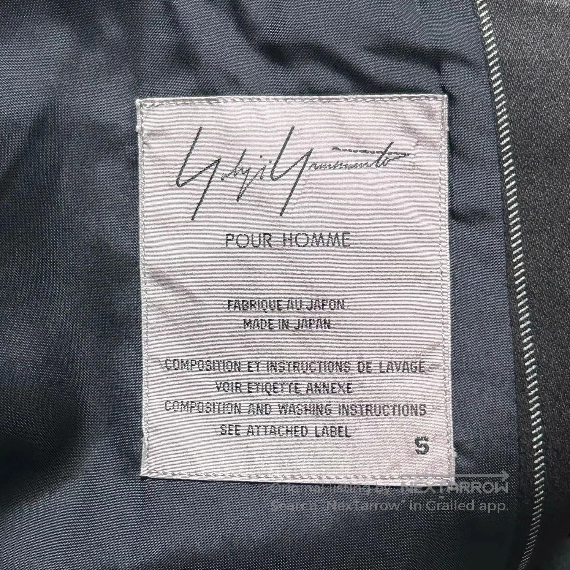 Yohji Yamamoto Black Pinstripe Single. Size US S / EU 44-46 / 1 - 2 Thumbnail