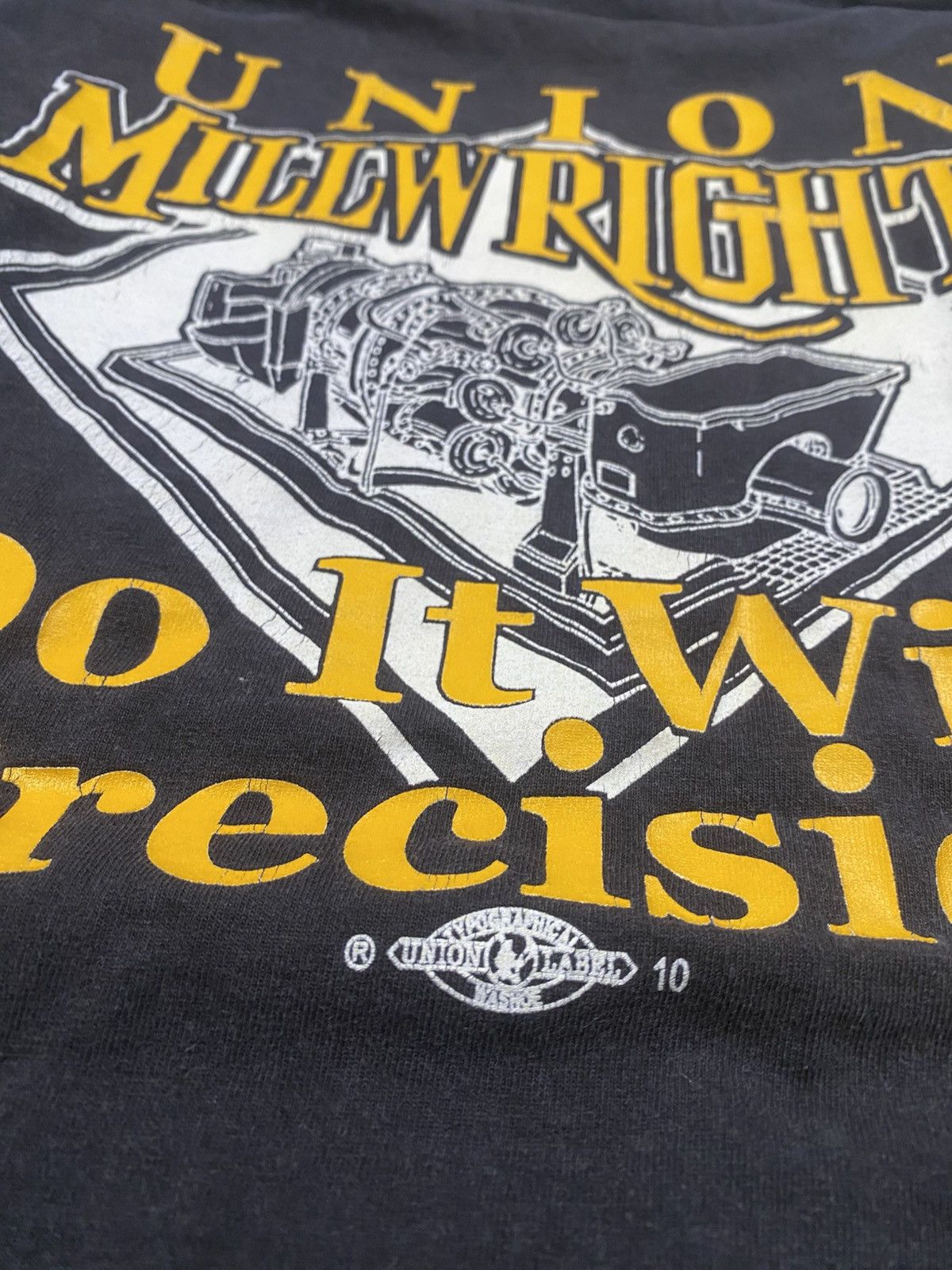 Other Vintage 00s Union Millw Rights Co Distressed Longsleeve Size US L / EU 52-54 / 3 - 3 Thumbnail